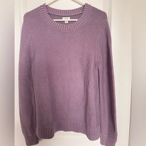 J. Crew Purple Sweater